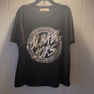 Michael Kors Black Graphic Tee